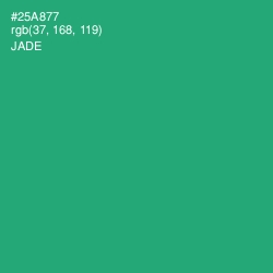 #25A877 - Jade Color Image