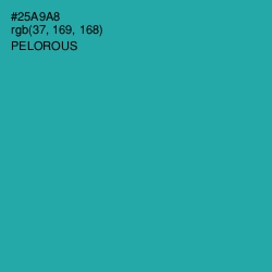 #25A9A8 - Pelorous Color Image