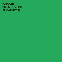 #25AA5B - Eucalyptus Color Image