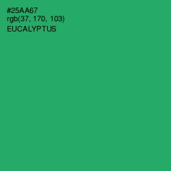 #25AA67 - Eucalyptus Color Image