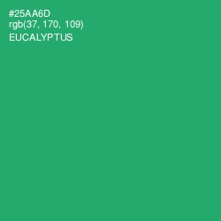 #25AA6D - Eucalyptus Color Image
