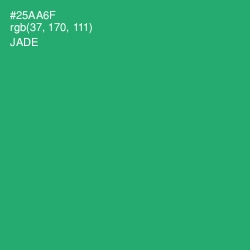 #25AA6F - Jade Color Image