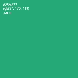 #25AA77 - Jade Color Image