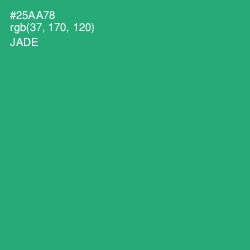 #25AA78 - Jade Color Image