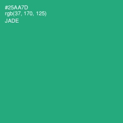 #25AA7D - Jade Color Image