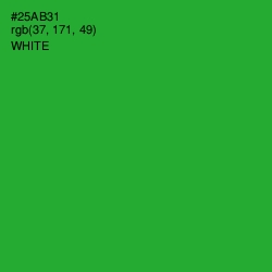 #25AB31 - Forest Green Color Image