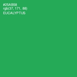 #25AB58 - Eucalyptus Color Image