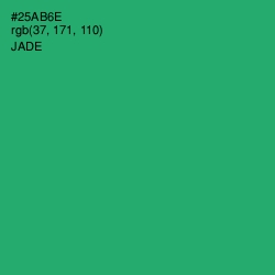 #25AB6E - Jade Color Image