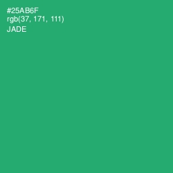 #25AB6F - Jade Color Image