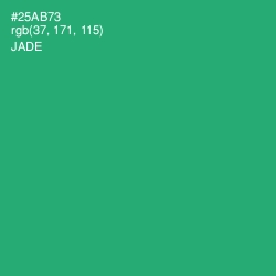 #25AB73 - Jade Color Image