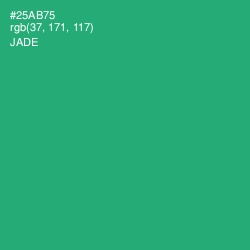 #25AB75 - Jade Color Image