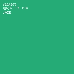 #25AB76 - Jade Color Image