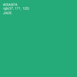 #25AB7A - Jade Color Image