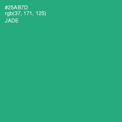 #25AB7D - Jade Color Image