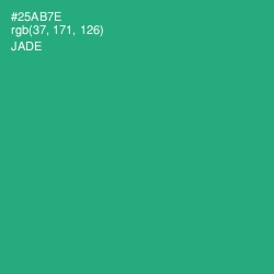 #25AB7E - Jade Color Image