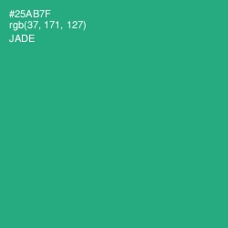 #25AB7F - Jade Color Image