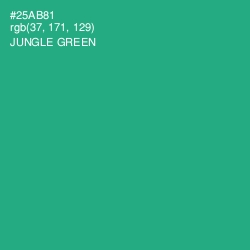 #25AB81 - Jungle Green Color Image