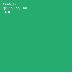 #25AC6E - Jade Color Image