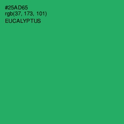 #25AD65 - Eucalyptus Color Image