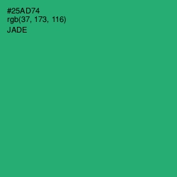 #25AD74 - Jade Color Image