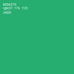 #25AE70 - Jade Color Image
