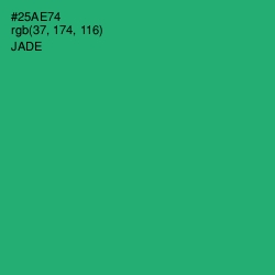 #25AE74 - Jade Color Image