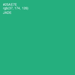 #25AE7E - Jade Color Image