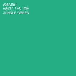 #25AE81 - Jungle Green Color Image