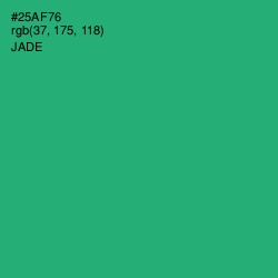 #25AF76 - Jade Color Image