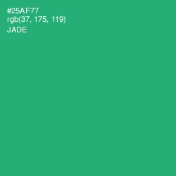 #25AF77 - Jade Color Image