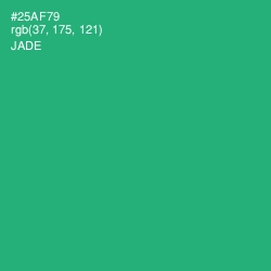 #25AF79 - Jade Color Image