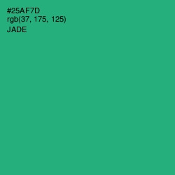 #25AF7D - Jade Color Image