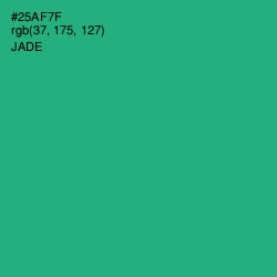 #25AF7F - Jade Color Image