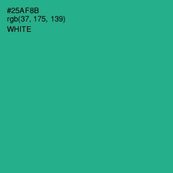 #25AF8B - Jungle Green Color Image