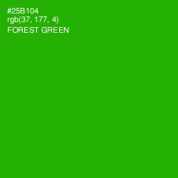 #25B104 - Forest Green Color Image