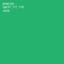 #25B16E - Jade Color Image