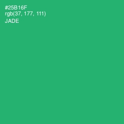 #25B16F - Jade Color Image