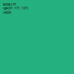 #25B17F - Jade Color Image