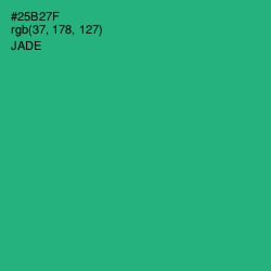 #25B27F - Jade Color Image