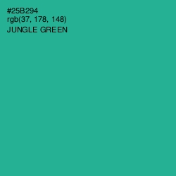 #25B294 - Jungle Green Color Image
