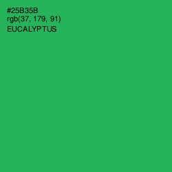 #25B35B - Eucalyptus Color Image