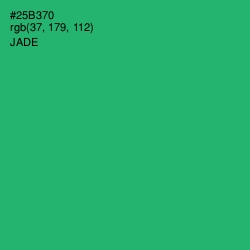 #25B370 - Jade Color Image