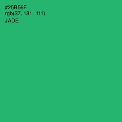 #25B56F - Jade Color Image