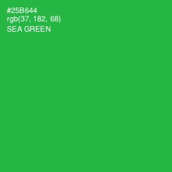 #25B644 - Sea Green Color Image