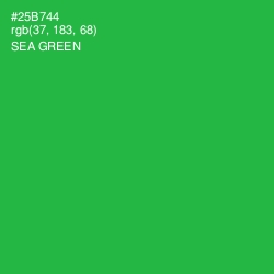 #25B744 - Sea Green Color Image