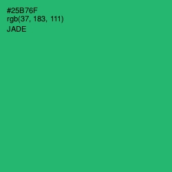 #25B76F - Jade Color Image