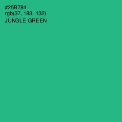 #25B784 - Jungle Green Color Image