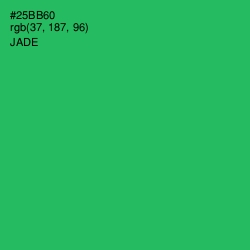 #25BB60 - Jade Color Image