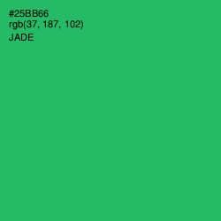 #25BB66 - Jade Color Image