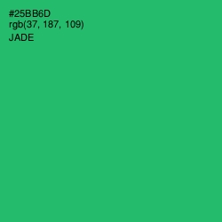 #25BB6D - Jade Color Image